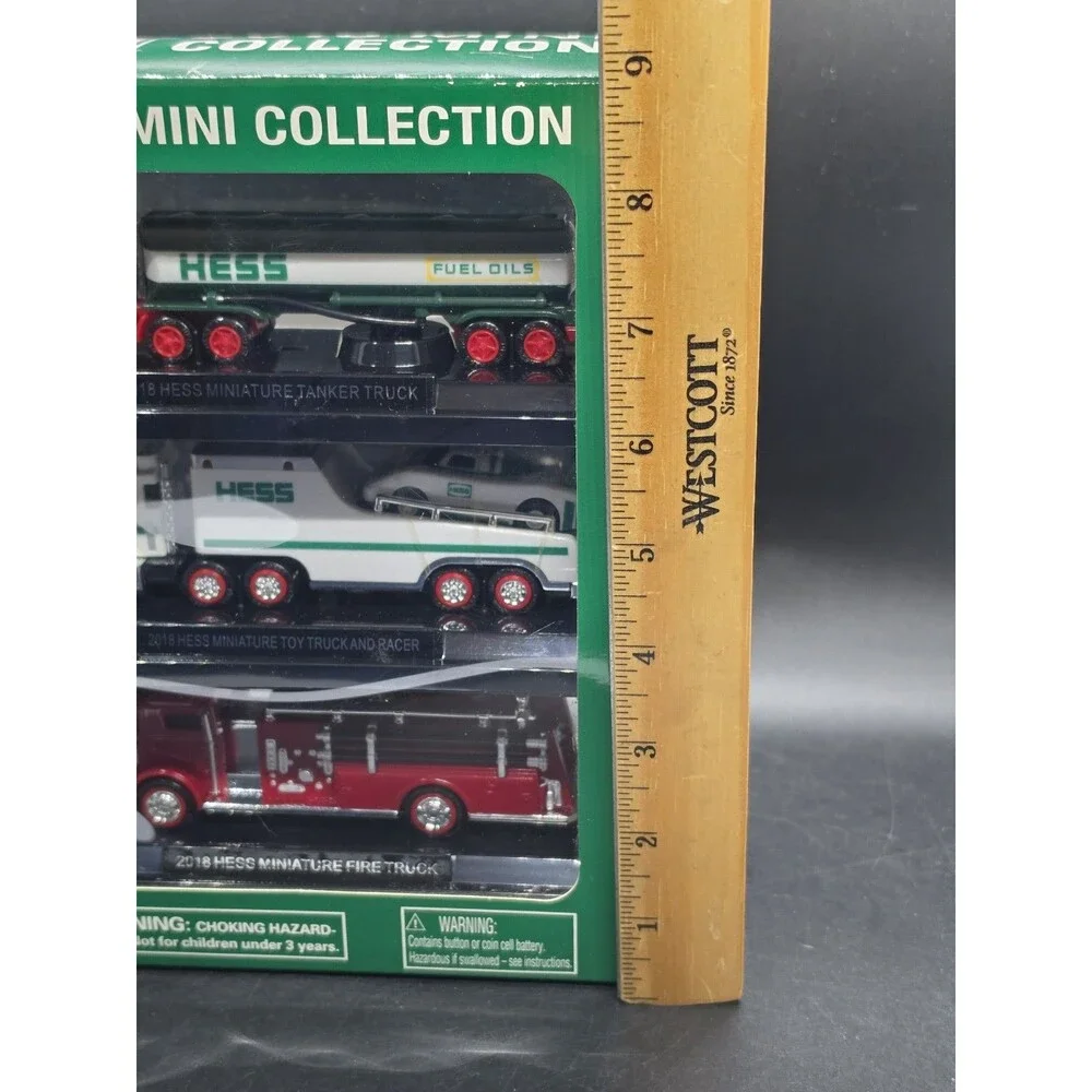 Hess Truck 2018 Mini Collection New In Box Tanker Fire Truck Toy Truck & Racer